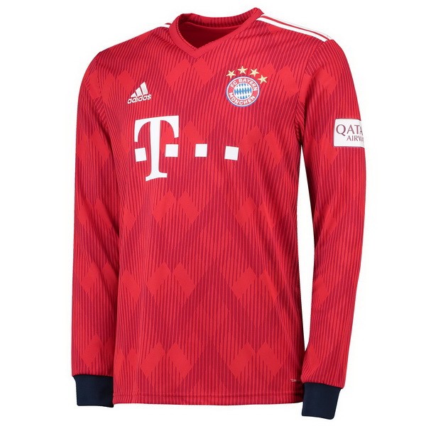 Tailandia Camiseta Bayern Munich 1ª ML 2018-2019 Rojo